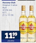 Original 3 Jahre Rum im Angebot bei Getränkewelt in Kamp-Lintfort Original 3 Jahre Rum Angebote von Havana Club bei Getränkewelt Kamp-Lintfort für 11,99 €