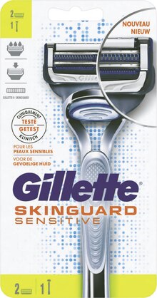 Rasoir skinguard sensitive - Géant Casino à Caen Rasoir skinguard sensitive en promo chez Géant Casino Caen à 5,94 €