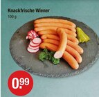 Knackfrische Wiener von  im aktuellen V-Markt Prospekt für 0,99 €
