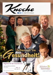 Aktueller Sanitätshaus Knoche KG Sanitätshäuser Prospekt für Dinslaken: Schenken Sie Gesundheit! mit 6} Seiten, 12.11.2025 - 31.01.2026