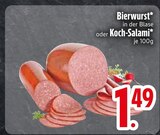 Bierwurst im EDEKA Prospekt Bierwurst von im aktuellen EDEKA Prospekt für 1,49 €