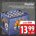 Aktuelle Bier Angebote bei EDEKA in Soest Aktuelles Mönchshof Angebot bei EDEKA in Soest ab 13,99 €