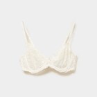 Soutien-gorge emboîtant dentelle blanc femme en promo chez La Halle Toulon à 15,99 €