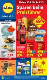Lidl Discounter Prospekt der aktuellen Woche mit 71 Seiten, gültig von 18.05.2026 bis 23.05.2026, in Oberasbach und Umgebung Aktueller Lidl Discounter Prospekt in Oberasbach und Umgebung, "LIDL LOHNT SICH" mit 71 Seiten, 18.05.2026 - 23.05.2026