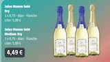 Dry im Angebot bei Getränke Ellerkamp in Bocholt Dry Angebote von Jules Mumm bei Getränke Ellerkamp Bocholt für 4,49 €