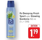 Deospray Fresh Sport im Angebot bei EDEKA in Esslingen Deospray Fresh Sport Angebote von Fa bei EDEKA Esslingen für 1,19 €