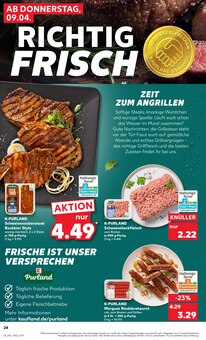 Hackfleisch im Kaufland Prospekt "KNÜLLER" mit 70 Seiten (Augsburg)