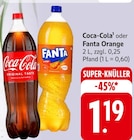 Coca-Cola oder Fanta Orange bei E center im Oberteuringen Prospekt für 1,19 €