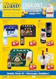 Netto Marken-Discount Prospekt: "DER ORT, AN DEM DU IMMER AUSGEZEICHNETE PREISE FINDEST.", 2 Seiten, 06.01.2025 - 11.01.2025