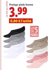 Protège-pieds femme en promo chez Lidl Protège-pieds femme dans le catalogue Lidl