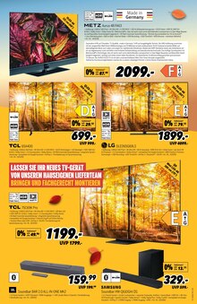 Fernseher im MEDIMAX Prospekt ""UNSER HERBST DUFTET NACH GLÜCK!"" mit 8 Seiten (Lüneburg)