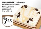 Eierlikör-Sahnetorte im Angebot bei GLOBUS in Gotha Eierlikör-Sahnetorte Angebote von GLOBUS bei GLOBUS Gotha für 7,25 €