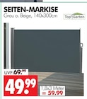 SEITEN-MARKISE im Angebot bei Wreesmann in Freiberg SEITEN-MARKISE Angebote von Top Garten bei Wreesmann Freiberg für 49,99 €