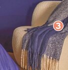 3 plaid Effet Mohair - DOMEDIA en promo chez Intermarché Super Béziers à 13,93 €