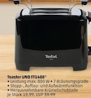 UNO TT1408 Toaster im Angebot bei Penny in Seevetal UNO TT1408 Toaster Angebote von Tefal bei Penny Seevetal für 19,99 €