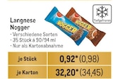 Nogger Angebote von Langnese bei Metro Meerbusch für 0,98 €