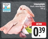 Schweineköpfe bei EDEKA im Voigtsdorf Prospekt für 0,39 €