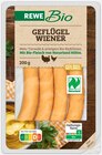 Geflügel-Wiener im Angebot bei REWE in Kempen Geflügel-Wiener Angebote von REWE Bio bei REWE Kempen für 3,29 €