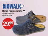 Herren Hauspantolette von BIOWALK im aktuellen V-Markt Prospekt für 29,99 €