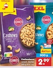 Cashewkerne geröstet und gesalzen von Clarkys für 2,99 € bei Netto Marken-Discount im Angebot Cashewkerne geröstet und gesalzen von Clarkys im aktuellen Netto Marken-Discount Prospekt
