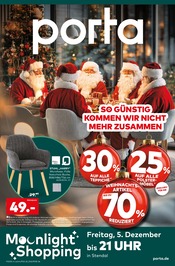 porta Möbel Möbel & Einrichtung Prospekt der aktuellen Woche mit 16 Seiten, gültig von 30.11.2025 bis 06.12.2025, in Schönhausen und Umgebung Aktueller porta Möbel Möbel & Einrichtung Prospekt in Schönhausen und Umgebung, "SO GÜNSTIG KOMMEN WIR NICHT MEHR ZUSAMMEN" mit 16 Seiten, 30.11.2025 - 06.12.2025