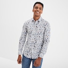 Chemise ajustée col français blanc homme - LH dans le catalogue La Halle