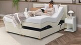 Motor-Boxspringbett im Möbel Inhofer Prospekt Motor-Boxspringbett von im aktuellen Möbel Inhofer Prospekt für 3.198,00 €