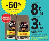 Dosettes de café - SENSEO - E.Leclerc à Perpignan Dosettes de café - SENSEO en promo chez E.Leclerc Perpignan à 3,40 €
