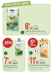 Prix et réduction Terreau dans le prospectus Botanic en cours Offre Terreau dans le catalogue Botanic du moment à la page 5