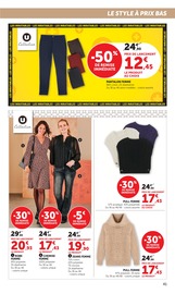 Pantalon Femme en promo dans le catalogue Hyper U à la page 41