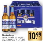 Pilsener - Fürstenberg en promo chez E center Strasbourg à 10,99 €