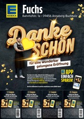 EDEKA Supermarkt Prospekt der aktuellen Woche mit 2 Seiten, gültig von 14.09.2026 bis 19.09.2026, in Scheibenberg und Umgebung Aktueller EDEKA Supermarkt Prospekt in Scheibenberg und Umgebung, "Aktuelle Angebote" mit 2 Seiten, 14.09.2026 - 19.09.2026
