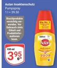 Aktuelles Insektenschutz Pumpspray Angebot bei GLOBUS in Leipzig ab 3,95 €