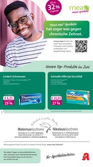 Aktueller mea - meine apotheke Prospekt (Güntersleben, 4 Seiten zum blättern mea - meine apotheke Prospekt Unsere Juni-Angebote mit 4 Seiten