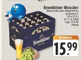 Weissbier oder Alkoholfrei von Benediktiner im aktuellen E center Prospekt