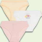 Lot de 3 slips fille - PETIT BATEAU à 7,90 € dans le catalogue Intermarché Hyper