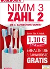 Zahnbürste für 1,10 € bei Woolworth im Angebot Zahnbürste im aktuellen Woolworth Prospekt