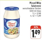 Miracel Whip Salatcreme bei nah und gut im Falkenhain Prospekt für 1,49 €