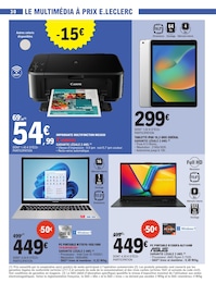 Offre Ordinateur dans le catalogue E.Leclerc du moment à la page 30