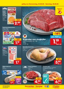Rindfleisch im Netto Marken-Discount Prospekt "Aktuelle Angebote" mit 71 Seiten (Reutlingen)