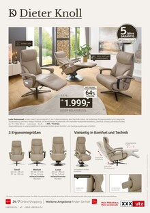 Sitzmöbel im XXXLutz Möbelhäuser Prospekt "Dieter Knoll" mit 40 Seiten (Dortmund)