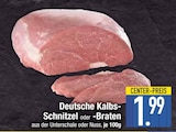 Aktuelle Rindfleisch Angebote bei E center in Augsburg Aktuelles Kalbs-Schnitzel Angebot bei E center in Augsburg ab 1,99 €