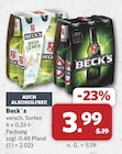Beck's im Angebot bei combi in Neustadt Beck's Angebote bei combi Neustadt für 3,99 €