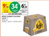 Bière d'Abbaye Blonde - Leffe en promo chez Intermarché Contact Dijon à 6,20 €