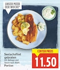 Seelachsfilet gebraten im aktuellen E center Prospekt