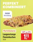 Marktbäckerei Laugenstange Flammkuchen im Angebot bei famila Nordost in Elmshorn Marktbäckerei Laugenstange Flammkuchen Angebote bei famila Nordost Elmshorn für 1,11 €