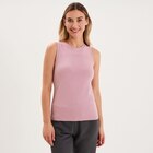 Débardeur de sport fluide mauve femme dans le catalogue La Halle