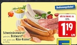 Schweinsbratwürstl im Angebot bei EDEKA in Passau Schweinsbratwürstl Angebote bei EDEKA Passau für 1,19 €
