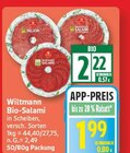 Bio-Salami in Scheiben von Wiltmann im aktuellen EDEKA Prospekt