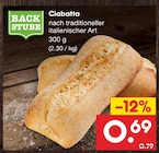 Ciabatta im Netto Marken-Discount Prospekt Ciabatta von Backstube im aktuellen Netto Marken-Discount Prospekt für 0,69 €